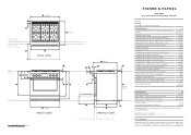 Fisher and Paykel RDV3-366-L Data Sheet Dual Fuel Range