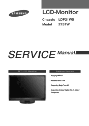 Samsung 215TW Service Manual