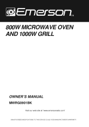 Emerson MWRG0901BK Owners Manual