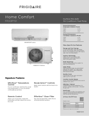 Frigidaire FRS12PYS1 Product Specifications Sheet (English)