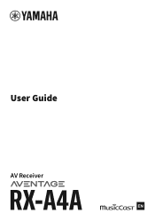 Yamaha RX-A4A RX-A4A User Guide