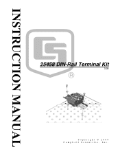 Campbell Scientific 25458 25458 DIN-Rail Terminal Kit