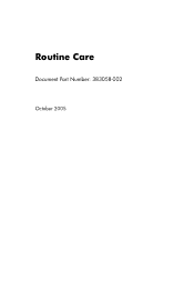 HP nc4400 Routine Care