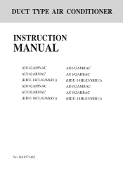 Haier HDU-18CL03 User Manual