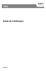 Oki X400 X400 User's Guide - French