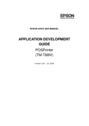 Epson T88IVP Application Guide