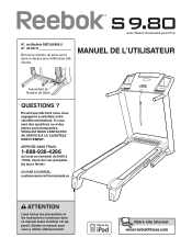 Reebok S 9.80 Treadmill Canadian French Manual