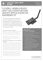 Lantronix xPico Wi-Fi Embedded Wi-Fi Module Product Brief A4 4
