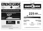 RCA RFR464-B Energy Label 1