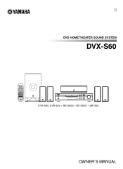 Yamaha DVX-S60 Owner's Manual
