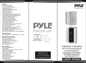 Pyle PDWR59BTB Instruction Manual