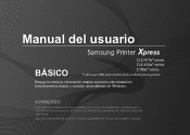 Samsung SL-C1860FW User Manual Ver.1.00 (Spanish)