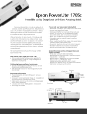 Epson 1705C Product Brochure