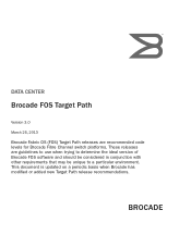 HP Brocade 8/24c Brocade FOS Target Path v3.0 (GA-TB-447-01, April 2013)
