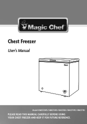 Magic Chef HMCF7W3 User Manual