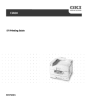 Oki C9800hdn C9800 EFI Printing Guide (English only)