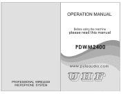 Pyle PDWM2400 PDWM2400 Manual 1