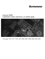 Lenovo J200p (Finnish) Hardware replacement guide