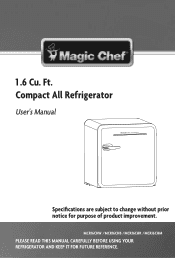 Magic Chef MCR16CHM User Guide