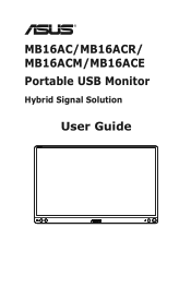 Asus ZenScreen MB16ACE MB16AC Series User Guide