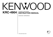 Kenwood KRC-4904 User Manual 1