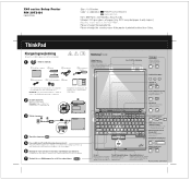 Lenovo ThinkPad X40 (Danish) Setup guide for ThinkPad X40 and X41