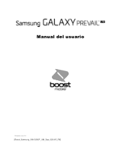 Samsung Galaxy Prevail LTE User Manual