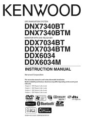 Kenwood DDX6034 User Manual