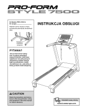 ProForm Style 7500 Treadmill Polish Manual