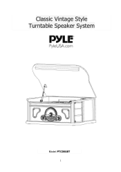 Pyle PTCDS8UBT User Manual