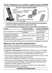 Uniden DCX330 French Owners Manual