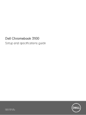 Dell Chromebook 3100 Setup and specifications guide