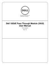 Dell PowerEdge M420 Dell 10GbE Pass Through Module (XAUI) User Manual