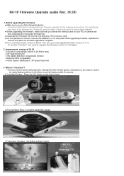 Samsung NX10 This Is The Upgrade Manual For Samsung Nx-10 Camera.(ver. 1.15) (
													)