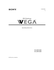 Sony KV-24FV300 Primary User Manual