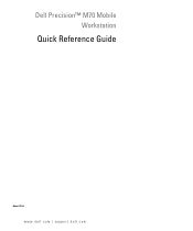 Dell Precision M70 Quick Reference Guide
