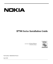 Nokia IP740 Installation Guide