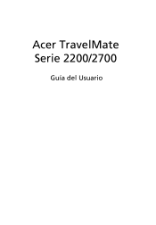 Acer TravelMate 2200 TravelMate 2200 / 2700 User's Guide ES