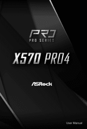 ASRock X570 Pro4 User Manual