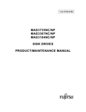 Fujitsu MAS3735NC Manual/User Guide