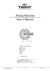 Tissot LEPINE MECHANICAL User Manual