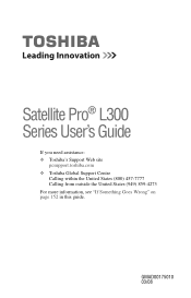 Toshiba Satellite Pro L300D-EZ1002X User Guide