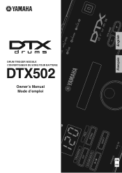 Yamaha DTX502 Owner's Manual