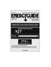 Frigidaire FFUM0623AW Energy Guide