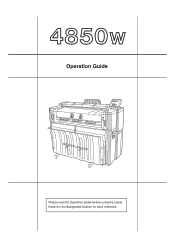 Kyocera KM-4850w KM-4850W Operation Guide Rev-8
