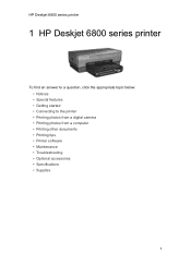 HP 6840 HP Deskjet 6800 Printer series - (Windows) User's Guide