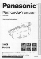 Panasonic PVL59 PVL59 User Guide