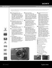 Sony DSC-W150/R Marketing Specifications (Red Model) (Camera Only)