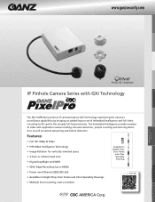 Ganz Security CMC-28-4 (IP Pinhole) Specifications