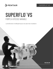 Pentair SuperFlo VS Variable Speed Pump SuperFlo VS Variable Speed Pump Brochure --French